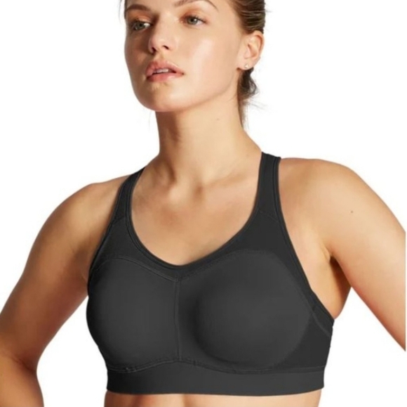 Champion | NWT The Distance Underwire 2.0 Sports Bra in Black Size 34/36D/DD - Picture 1 of 8